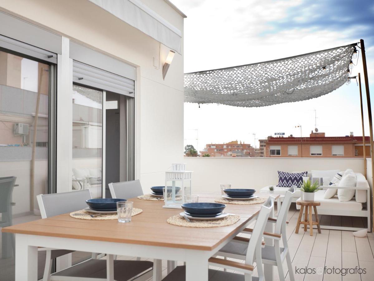 Increible Atico Con Vistas Al Mediterraneo By Hometels Sagunto Eksteriør billede